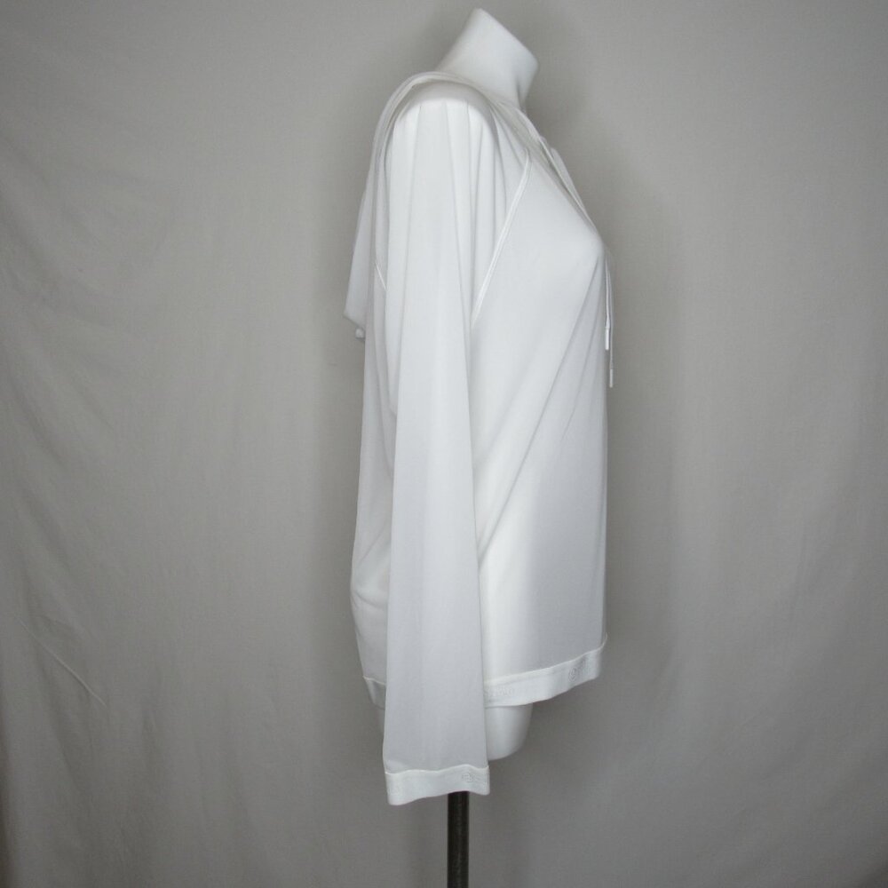 Zella INNOVATE White Sheer Running Hoodie Women's L Large - Picture 4 of 8